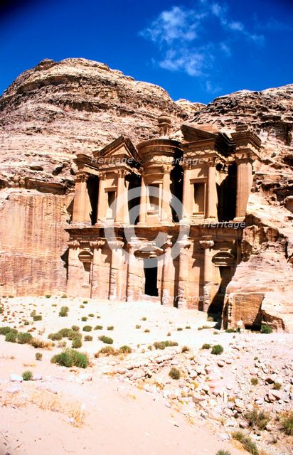 The Monastery, Petra, Jordan. Creator: Vivienne Sharp.