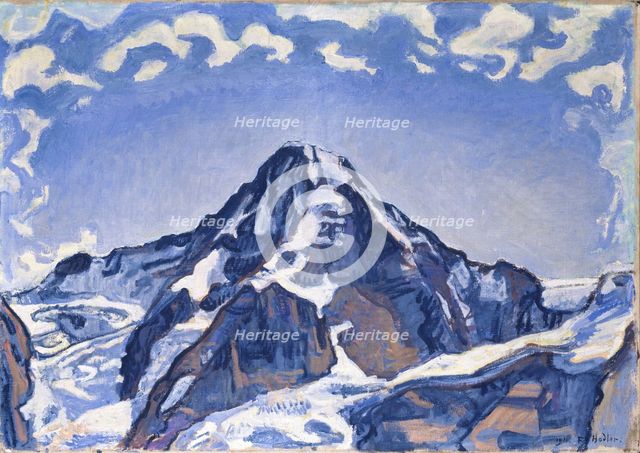 The Mönch with clouds, 1911.