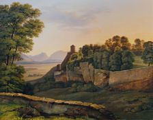 The Mönchsberg near Salzburg, 1819. Creator: Heinrich Reinhold