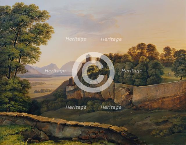 The Mönchsberg near Salzburg, 1819. Creator: Heinrich Reinhold.