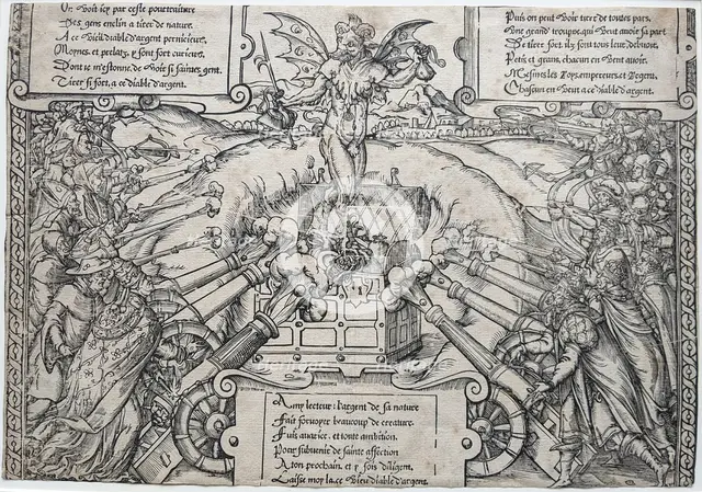 The Money Devil, second half of the 16th century. Creator: Unknown.