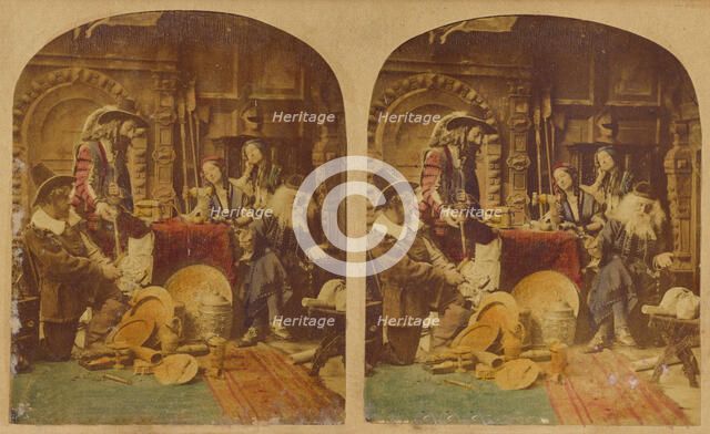 The Money Lender, about 1860. Creators: London Stereoscopic & Photographic Co, Joseph John Elliott.
