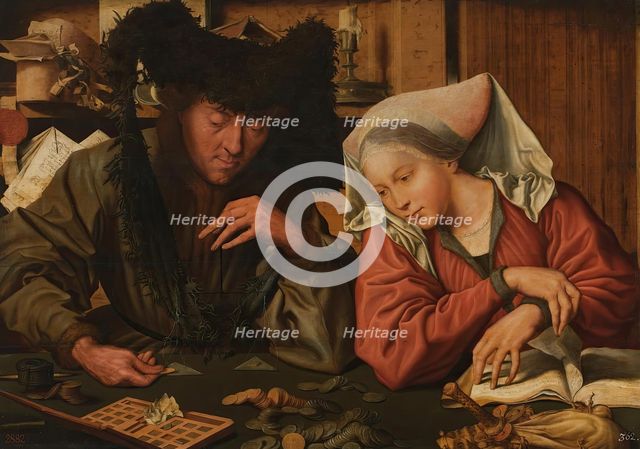 The Moneychangers, 1525. Creator: Marinus van Reymerswaele.