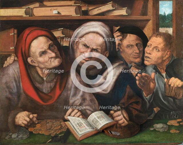 The moneylenders, c.1520. Creator: Massys, Quentin  .