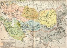 The Mongolian Empire from 12th-15th Century c1903, (1904)