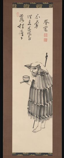 The Monk Daito Kokushi as a Beggar, early 19th century. Creator: Shunso Joshu