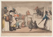 The Monkey Room in the Tower, December 20, 1799., December 20, 1799. Creator: Thomas Rowlandson