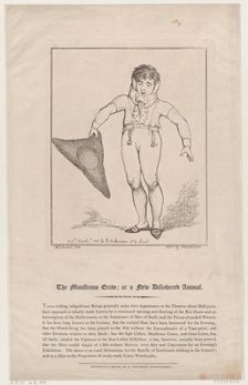 The Monstrous Craw; or a New-Discovered Animal, March 1, 1802., March 1, 1802. Creator: Thomas Rowlandson