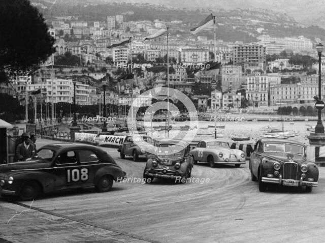 The Monte Carlo Rally, Monaco, 1954. Artist: Unknown