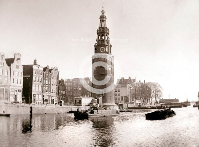 The Montelbaanstoren, Amsterdam, 1898.Artist: James Batkin