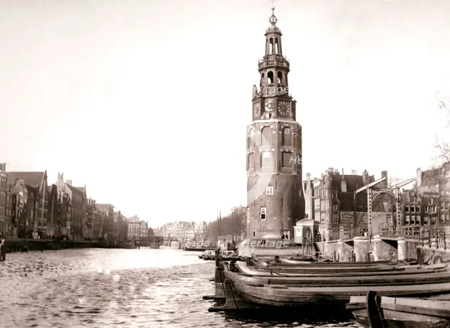 The Montelbaanstoren, Amsterdam, 1898.Artist: James Batkin