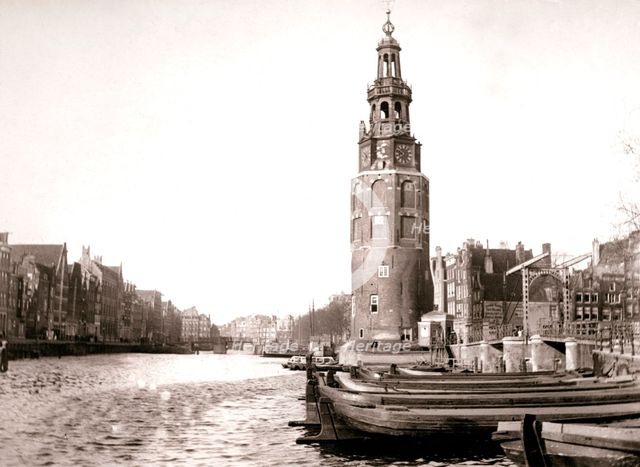 The Montelbaanstoren, Amsterdam, 1898.Artist: James Batkin