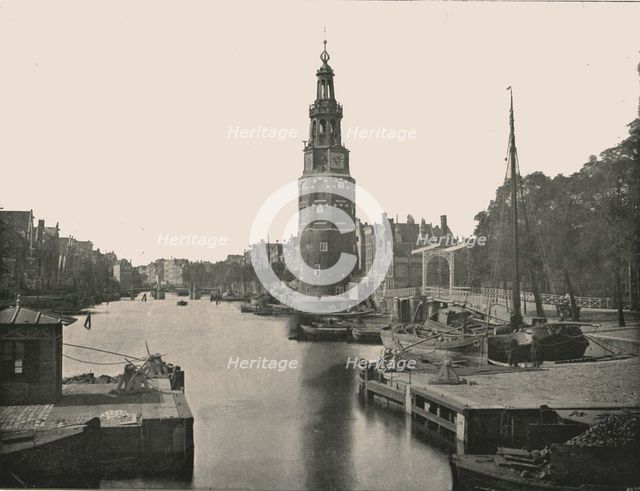 The Montelbaanstoren, Amsterdam, Netherlands, 1895.  Creator: Unknown.