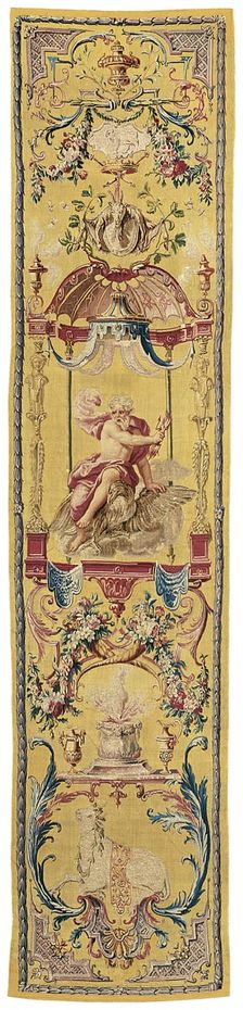 The Month of July/The Sign of Leo, from The Grotesque Months, Paris, c. 1726. Creator: Gobelins Manufactory