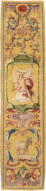 The Month of June/The Sign of Cancer, from The Grotesque Months, Paris, c. 1726. Creator: Gobelins Manufactory.