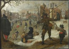 The Month of January, c. 1618. Creator: Vrancx, Sebastiaen (1574-1647)