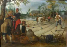 The Month of September, c. 1618. Creator: Vrancx, Sebastiaen (1574-1647)