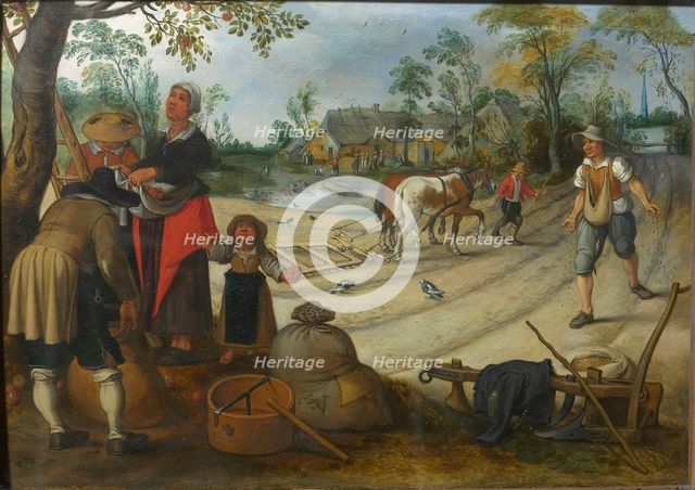 The Month of September, c. 1618. Creator: Vrancx, Sebastiaen (1574-1647).