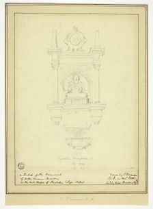 The Monument of Doctor Lawrence Humphrey, n.d. Creator: John Flaxman