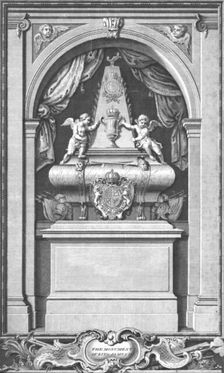The Monument of King James II. Erected in...Paris in the year 1703. c1753