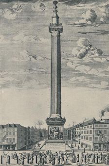 The Monument of London, c1685 (1920)