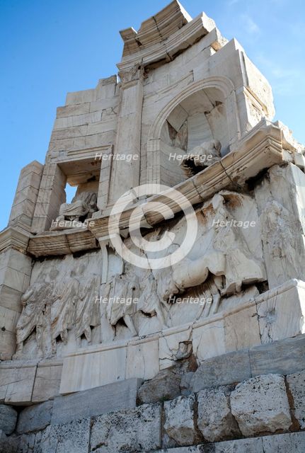 The Monument of Philopappos, Athens, Greece. Creator: Samuel Magal.