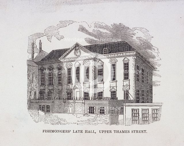 The Monument and Fish Street Hill, London, 1798. Artist: Anon