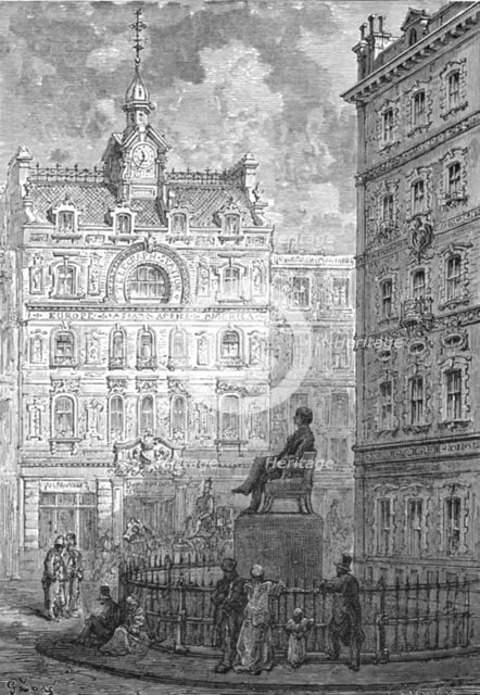 'The Monument to George Peabody', 1872.  Creator: Gustave Doré.