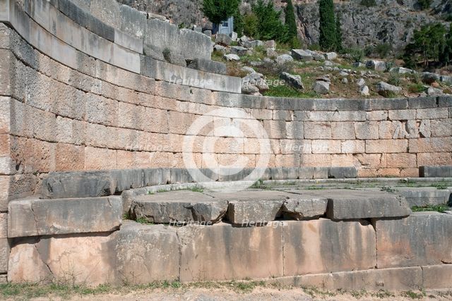 The Monument to the Kings of Argos, Delphi, Greece. Creator: Samuel Magal.