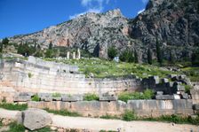 The Monument to the Kings of Argos, Delphi, Greece. Creator: Samuel Magal