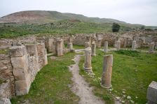 The Monumental Esplanade at Bulla Regia, Tunisia. Creator: Samuel Magal