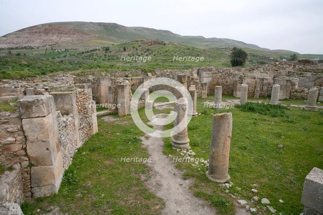 The Monumental Esplanade at Bulla Regia, Tunisia. Creator: Samuel Magal.