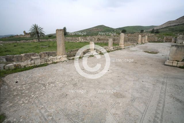 The Monumental Esplanade at Bulla Regia, Tunisia. Artist: Samuel Magal
