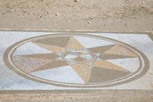 The mosaic floor of House II in the Roman city of Emporiae, Empuries, Spain, 2007. Creator: Samuel Magal