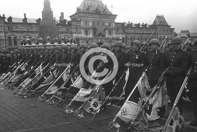 The Moscow Victory Parade, June 24, 1945 Artist: Anonymous  