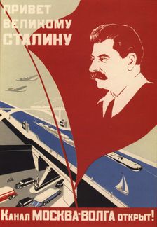 The Moscow-Volga Canal is opened, 1937