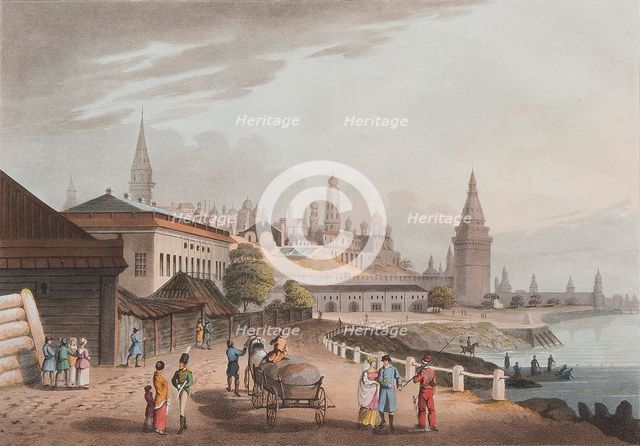 The Moscow Kremlin, 1816. Artist: Bowyer, Robert (1758-1834)