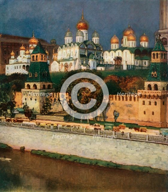 'The Moscow Kremlin', 1894, (1965). Creator: Apollinary Vasnetsov.