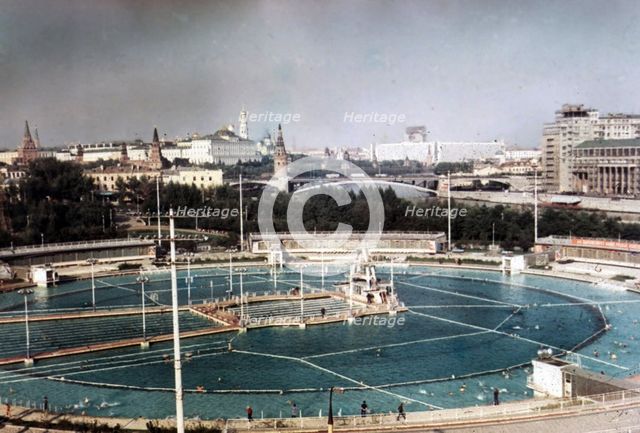 The Moskva Pool, 1970s.