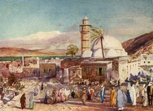 The Mosque at Tiberias and the Lake of Galilee 1902. Creator: John Fulleylove