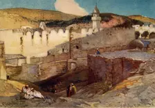 The Mosque at Hebron Over the Cave of Machpelah 1902. Creator: John Fulleylove