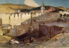 The Mosque at Hebron Over the Cave of Machpelah 1902. Creator: John Fulleylove