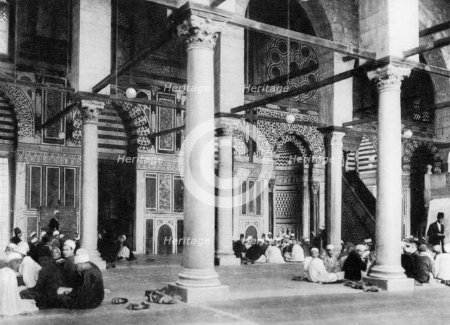 The Mosque of El-Mouayad, Cairo, Egypt, c1920s. Artist: Unknown