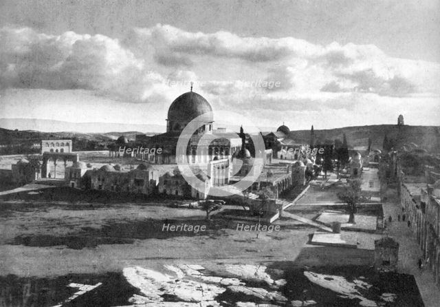 The Mosque of Omar on the site of the ancient temple, Bethlehem, Israel, 1926. Artist: Unknown