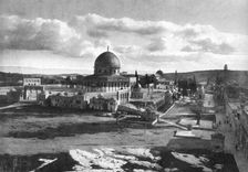 The Mosque of Omar on the site of the ancient temple, Bethlehem, Israel, 1926