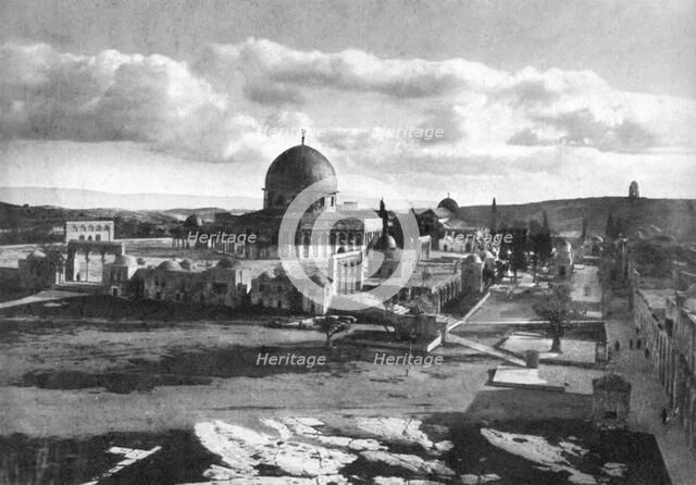 The Mosque of Omar on the site of the ancient temple, Bethlehem, Israel, 1926. Artist: Unknown