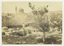 The Mosque of Omar, Jerusalem, 1857. Creator: Francis Frith