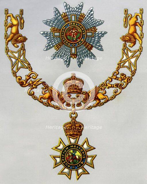 The Most Distinguished Order of St Michael and St George, 1941. Artist: Unknown