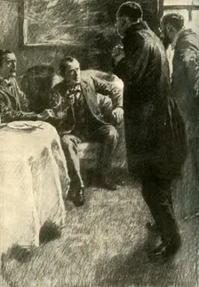 "'The Most Extraordinary and Tragic Affair Has Occurred During the Night Said the Vicar", 1910. Creator: Gilbert Joseph Holiday