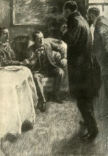 "'The Most Extraordinary and Tragic Affair Has Occurred During the Night Said the Vicar", 1910. Creator: Gilbert Joseph Holiday